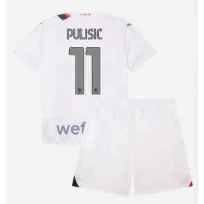 AC Milan Christian Pulisic #11 Replica Away Stadium Kit for Kids 2023-24 Short Sleeve (+ pants)